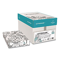 Lettermark Colors 30% Recycled Multipurpose Color Paper, 20 lb Bond Weight, 11 x 17, Blue, 500 Sheets/Ream, 5 Reams/Carton (94287RMCT)