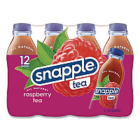 Snapple Flavored Tea, Raspberry, 16 oz Bottle, 24/Carton (CAD00775)