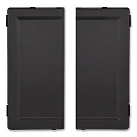 Locking Door Kit, for Rubbermaid Commercial 2202581/2202527/2202585, Resin, Black (2202525)