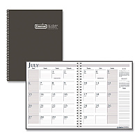 House of Doolittle Recycled Academic Monthly Appointment Planner, 11 x 8.5, Charcoal Gray Cover, 14-Month: July 2025 to Aug 2026 (22650326)