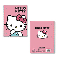 Innovative Designs Licensed Spiral Notebook, Hello Kitty, 1-Subject, Wide/Legal Rule, Multicolor Cover, (70) 10.5 x 8 Sheets (717249HKSA)