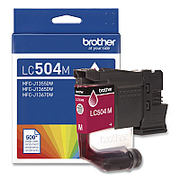 Brother LC504 INKvestment Ink, 500 Page-Yield, Magenta (LC504MS)