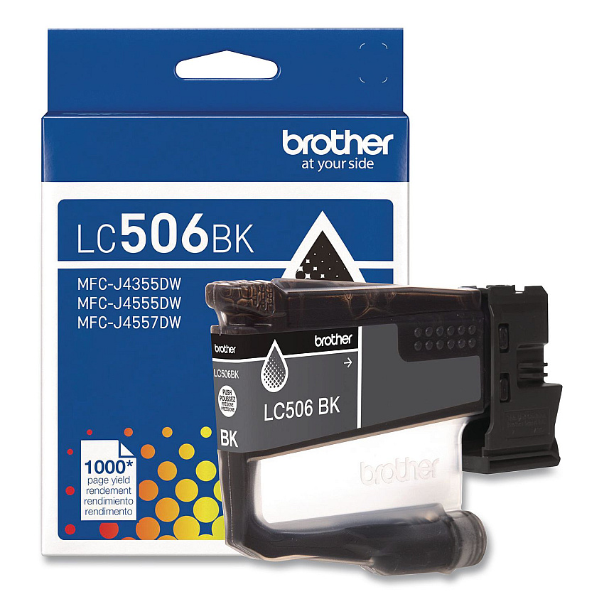 Brother LC506 INKvestment, 1,000 Page-Yield, Black (LC506BKS)