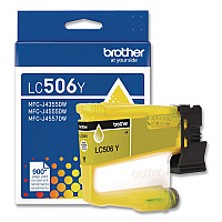 Brother LC506 INKvestment, 900 Page-Yield, Yellow (LC506YS)