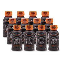 Java House Cold Brew Coffee, Salted Caramel Latte, 8 oz Bottle, 12/Carton (HFP01804)
