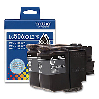 Brother LC506 INKvestment, Super High-Yield Ink, 5,000 Page-Yield, Black, 2/Pack (LC506XXL2PKS)