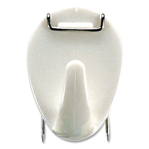 Officemate Cubicle Hooks, White, 5/Pack (509803)