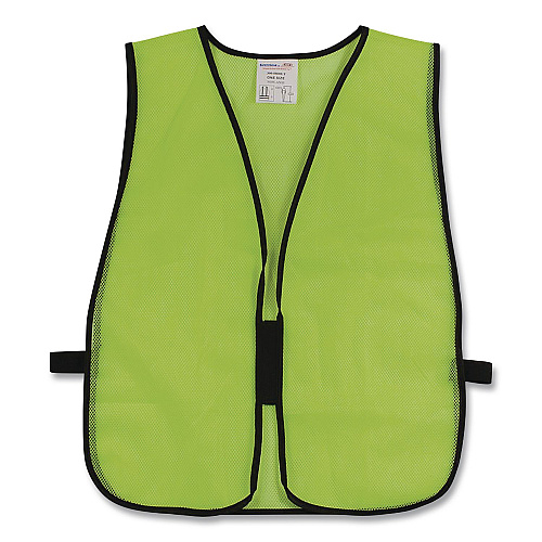 PIP Hook and Loop Safety Vest, One Size Fits Most, Lime (3000800LY)