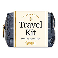Pinch Provisions Travel Comfort Set, 18 Pieces, Navy (RAVEL1PUFNVY)