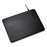 Vivitar DeskTek TapCharge Mousepad, Qi Wireless Charging, Black (TEK8047)