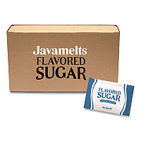 Javamelts Flavored Sugar, French Vanilla, 0.08 oz Packet, 1,000/Carton (JMT65538)
