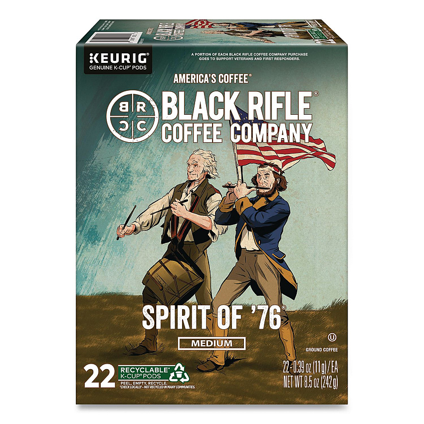 Black Rifle Coffee Company Spirit of '76 Coffee K-Cups, 22/Box (0501)