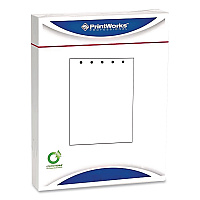 Printworks Professional Punched Paper, 92 Bright, Top: 5-Hole, 20 lb Bond Weight, 8.5 x 11, White, 500/Ream (04108)