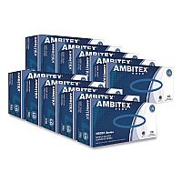 AMBITEX N5201 Series Powder-Free Nitrile Gloves, Large, 9