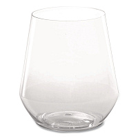 WNA Reserv Stemless Glassware, 12 oz, Clear, 16 Cups/Tray, 4 Trays/Carton (RESSGL12)