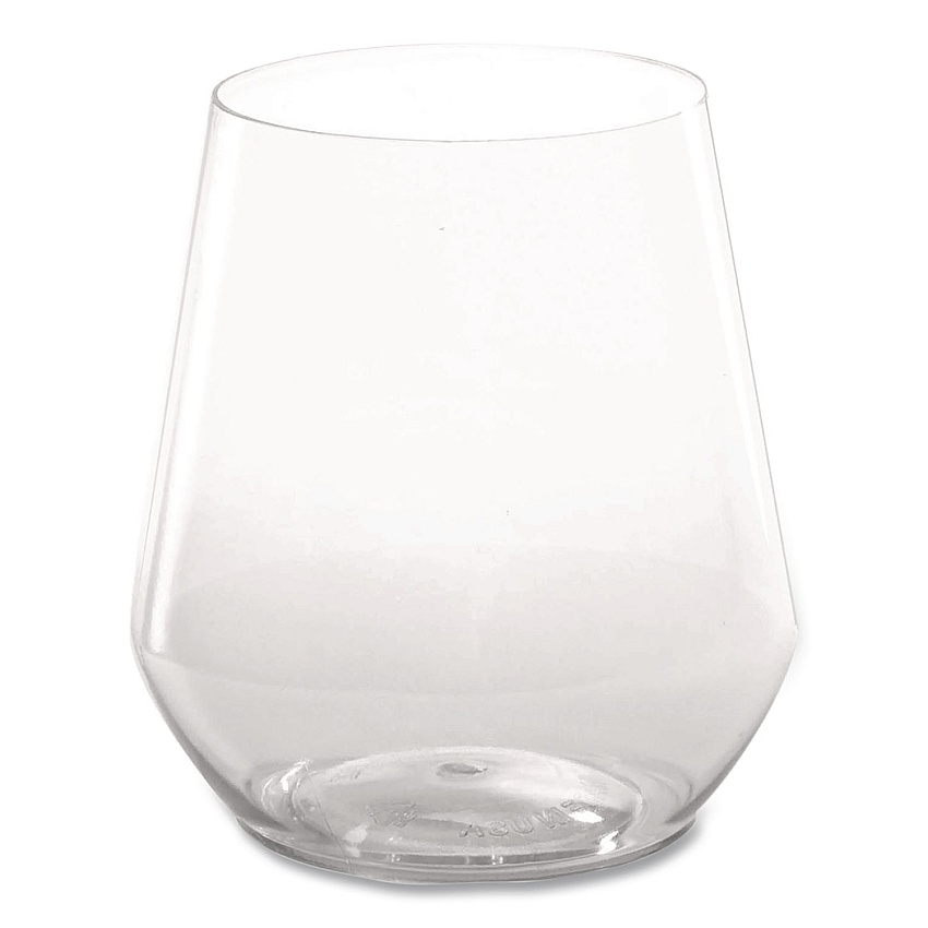 WNA Reserv Stemless Glassware, 12 oz, Clear, 16 Cups/Tray, 4 Trays/Carton (RESSGL12)