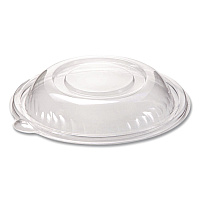 WNA CaterLine Pack 'n Serv Dome Lid, 7" dia x 1.5" h, Clear, Plastic, 50/Pack, 2 Packs/Carton (APB2432D7DM)
