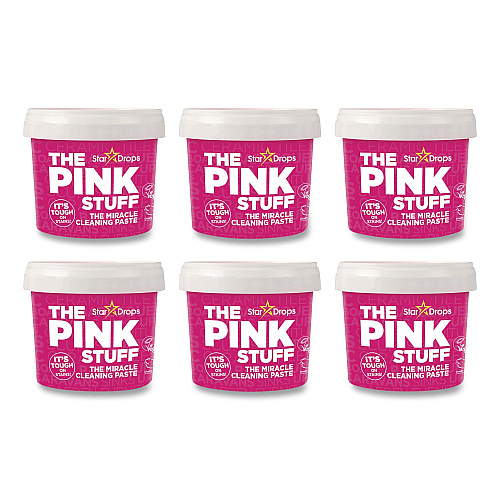 The Pink Stuff Miracle Cleaning Paste, Floral Scent, 17.6 oz Jar, 6/Carton (823781CT)