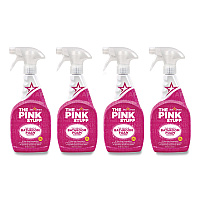 The Pink Stuff Bathroom Foam Cleaner, Fruity Scent, 25.4 oz Spray Bottle, 4/Carton (823787CT)