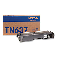 Brother TN637 Ultra High-Yield Toner, 10,000 Page-Yield, Black (TN637BK)