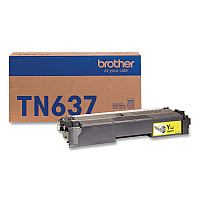 Brother TN637 Ultra High-Yield Toner, 10,000 Page-Yield, Yellow (TN637Y)