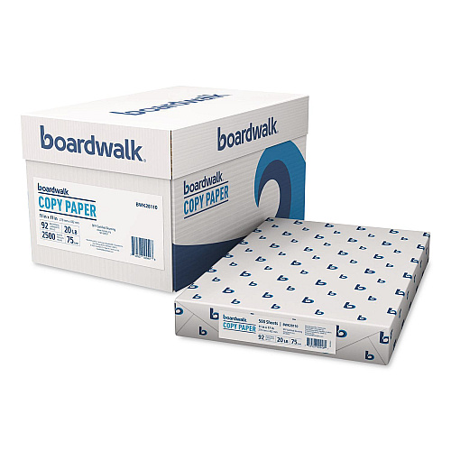 Boardwalk Ledger Size Copy Paper, 92 Bright, 20 lb Bond Weight, 11 x 17, White, 500 Sheets/Ream, 5 Reams/Carton (28110)