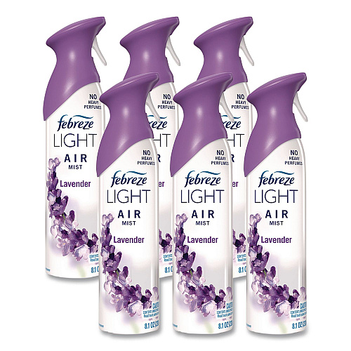 Febreze AIR, Lavender, 8.1 oz Aerosol Spray, 6/Carton (19926)