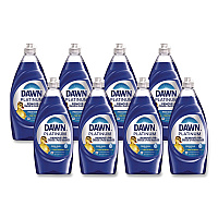 Dawn Platinum Liquid Dish Detergent, Refreshing Rain Scent, 30 oz Bottle, 8/Carton (22230)