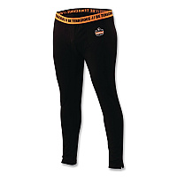 ergodyne N-Ferno 6480 Midweight Base Layer Pants, 5X-Large, Black (40809)