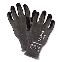 ergodyne ProFlex 7043 ANSI A4 Nitrile Coated CR Gloves, EN388: 4X42D, 7.5" Long, 3X-Large (12), Gray, Pair (10527)