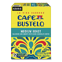 Cafe Bustelo Medium Roast K-Cups, 22/Box (2861)