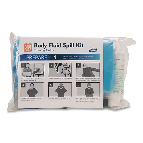 PURELL Body Fluid Spill Kit Refill, 16 Pieces (384102RFLEA)