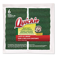 Quickie Heavy-Duty Scrubber Sponge, 4 x 2.5, 1