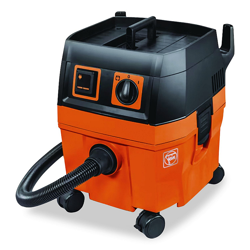 Fein Turbo I Wet/Dry Vacuum/Dust Extractor, 5.8 gal Tank Capacity, Orange/Black (92035236090)