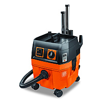Fein Turbo I PRO Set HEPA Wet/Dry Dust Extractor Vacuum, 5.8 gal Tank Capacity, Orange/Black (92037060990)
