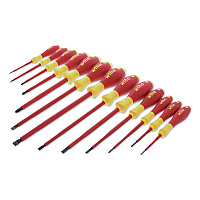 Wiha 13-Piece Insulated SoftFinish Screwdriver Set (32094)