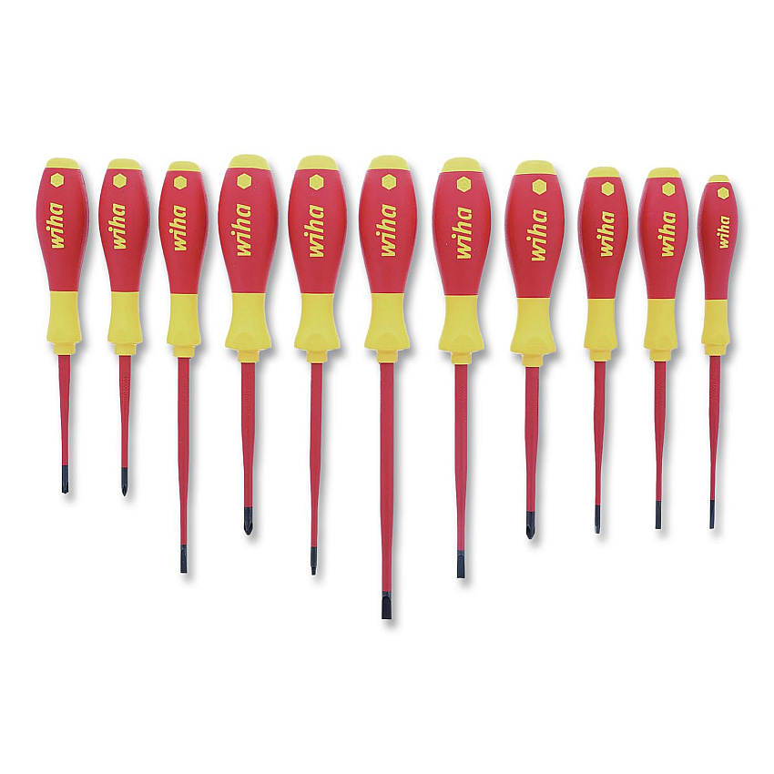 Wiha 11-Piece Insulated SlimLine Screwdriver Set (32198)