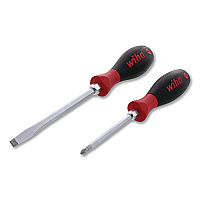Wiha Two-Piece Extra Heavy SoftFinish Slotted and Phillips Screwdriver Set (53082)