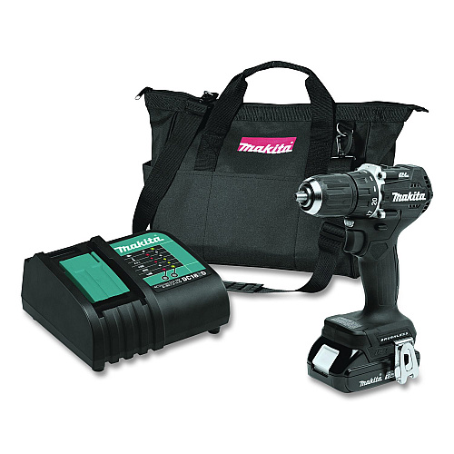 Makita 18V LXT Sub-Compact Brushless Lithium-Ion 1/2" Cordless Driver Drill Kit (XFD15SY1BR)