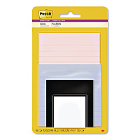 Post-it Pads in Simply Serene Colors, Assorted Sizes, Assorted Colors, 45 Sheets/Pad, 4 Pads/Pack (7100264751)
