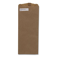 Ross & Wallace Paper Products Grocery Paper Bags, Liquor Pint Size, 35# Basis Weight, 4 x 2.5 x 11.5, Brown, 500/Bundle (20331500)