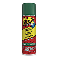 Flex Seal Liquid Rubber Sealant Coating Aerosol, 14 oz Aerosol Can, Dries Green, 6/Carton (FSGRNR20)