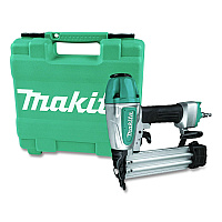 Makita 18 Gauge 2 in Pneumatic Brad Nailer (Reconditioned), 5/8" to 2", Silver/Black/Blue (AF506R)