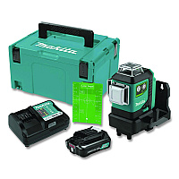 Makita 12V max CXT Lithium-Ion Self-Leveling Cordless Three-Plane Laser Kit (SK700GDNAJ)