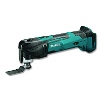 Makita LXT 18V Cordless Lithium-Ion Multi-Tool (Bare Tool) with Plunge Cut Blade and 2 Adapters, Variable Speed, 6,000 to 20,000 OPM (XMT03Z)
