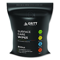 Gritt Commercial Surface Care Wipes, 1-Ply, 6 x 8, Fresh Scent, White, 800 Wipes (GRI5RW1)