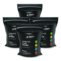 Gritt Commercial Surface Care Wipes, 1-Ply, 6 x 8, Fresh, White, 800/Pack, 4 Packs/Carton (GRI5RW4)