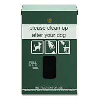 Furloo Wall-Mount Pet Waste Header Bag Dispenser, Green (FLO13HDG)
