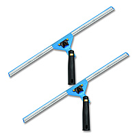 Gritt Commercial Swivel Window Squeegee with Quick Release, 18" Wide Blade, 2/Pack (GRI129182PK)