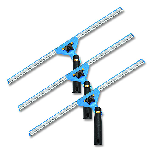 Gritt Commercial Swivel Window Squeegee with Quick Release, 18" Wide Blade, 3/Pack (GRI129183PK)